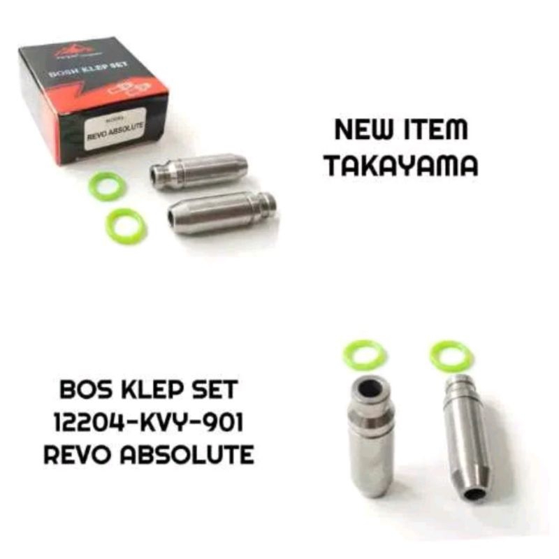 Bos klep set revo absolute / beat fi / vario cbs 2 pcs takayama 12204KVY901