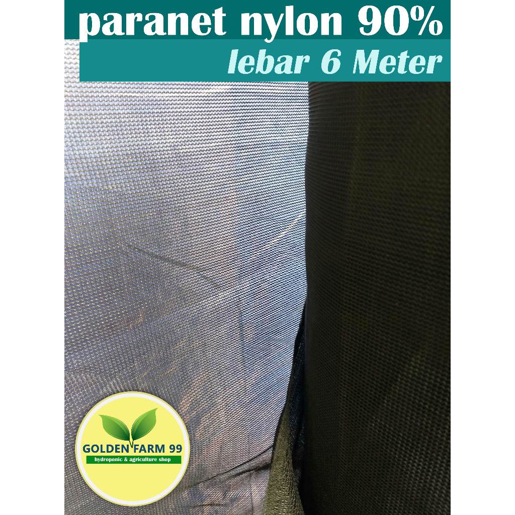 Paranet nylon 90% Lebar 6 Meter Kualitas Premium