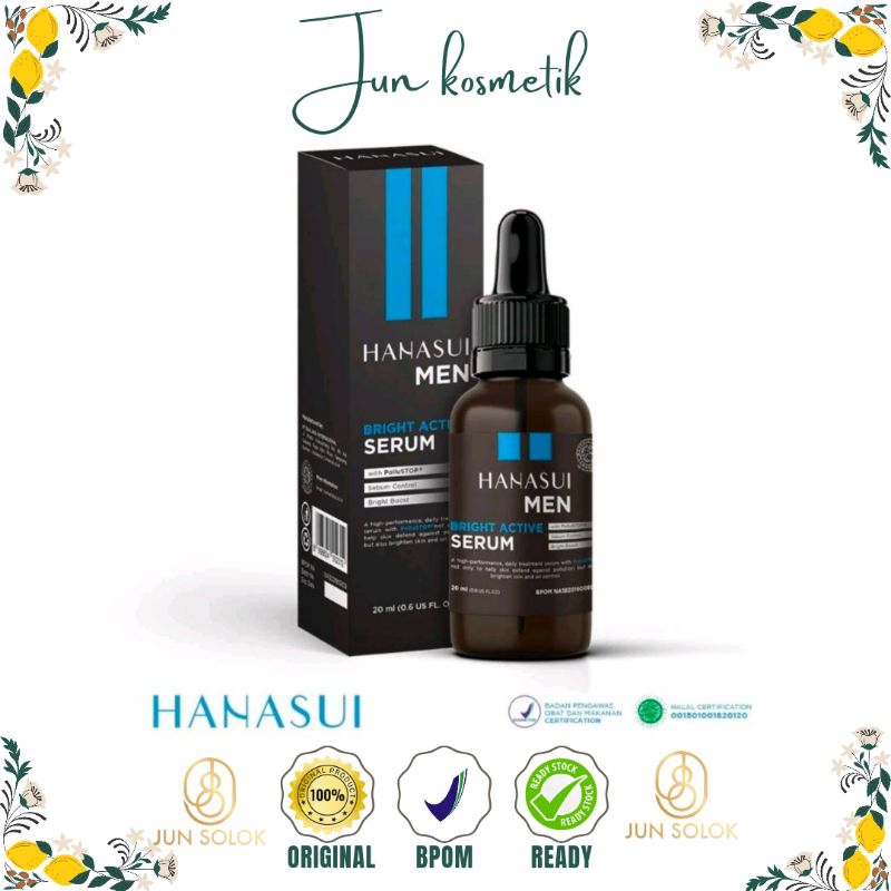 Hanasui Men Bright Active Serum 20ml  | 100% Original