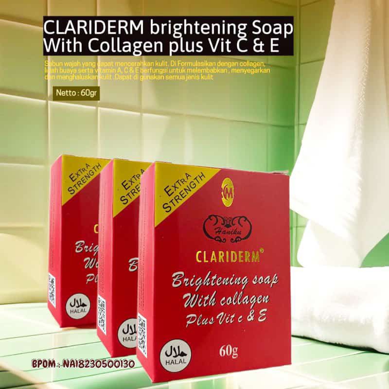 ( perlusin ) Sabun Batang clariderm bpom original / sabun clariderm