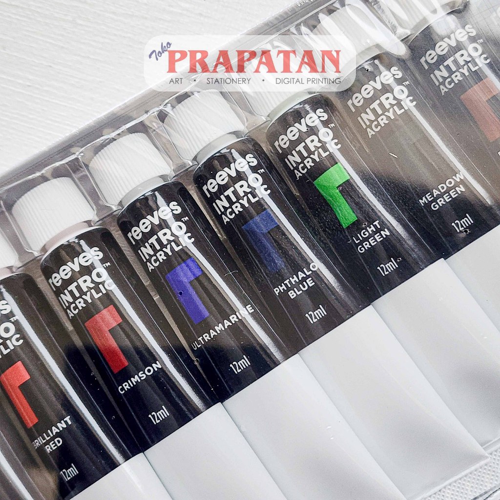 

RB Cat Akrilik Set Reeves INTRO 12x12ml Reeves Acrylic Set