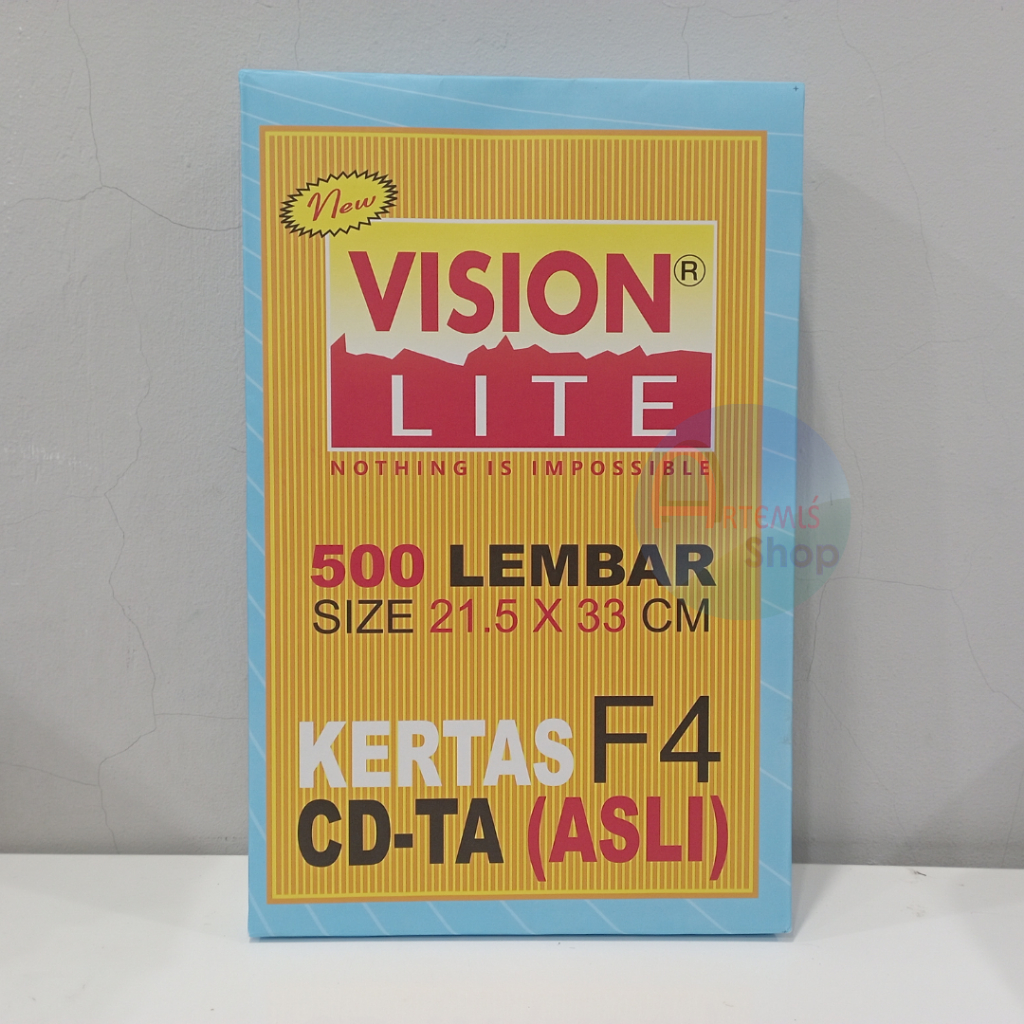 

Kertas Buram / Stensil Folio / F4 VISION LITE 65 gsm / 65 gr