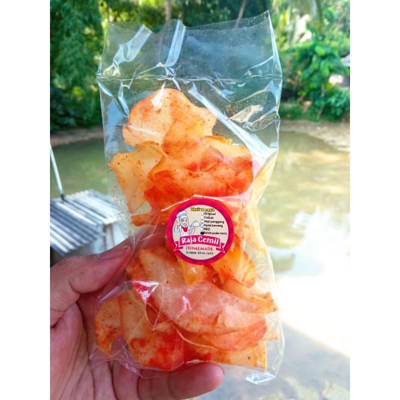 

Keripik Singkong Balado/Ayam Bawang 40 gr