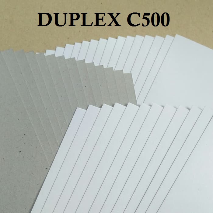 

DUPLEX COATED C500 GSM 79 CM X 110 CM / 0.79 M X 1.10 M
