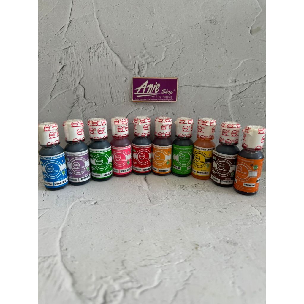 

cross 20ml/fc cross pewarna makanan oil base