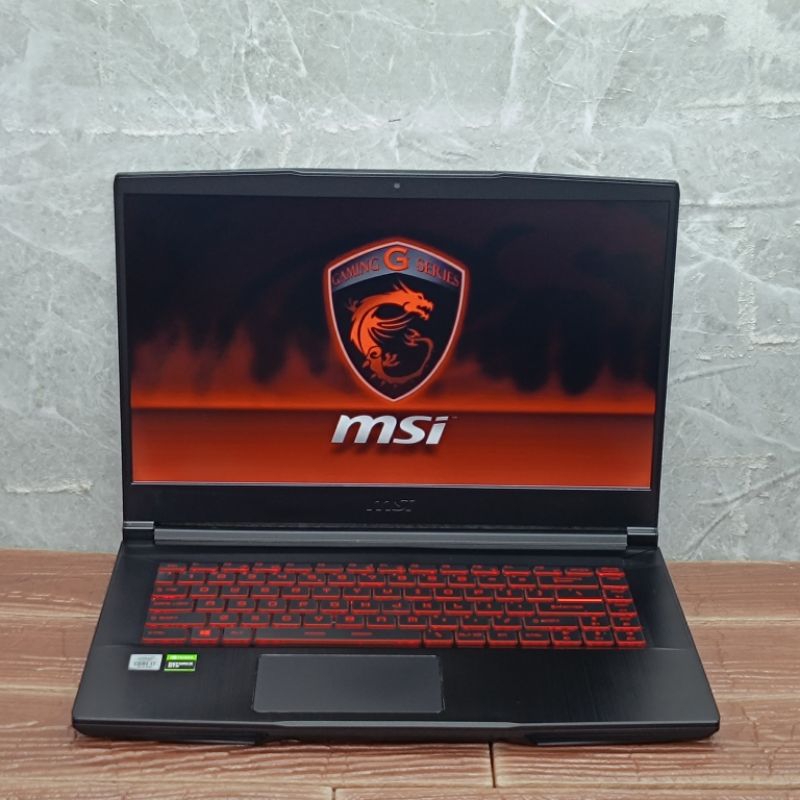Laptop MSI GAMING GF63 Thin 10SCSR Intel Core i7-10750H RAM 8GB SSD 512GB GTX 1650 Ti GEN10
