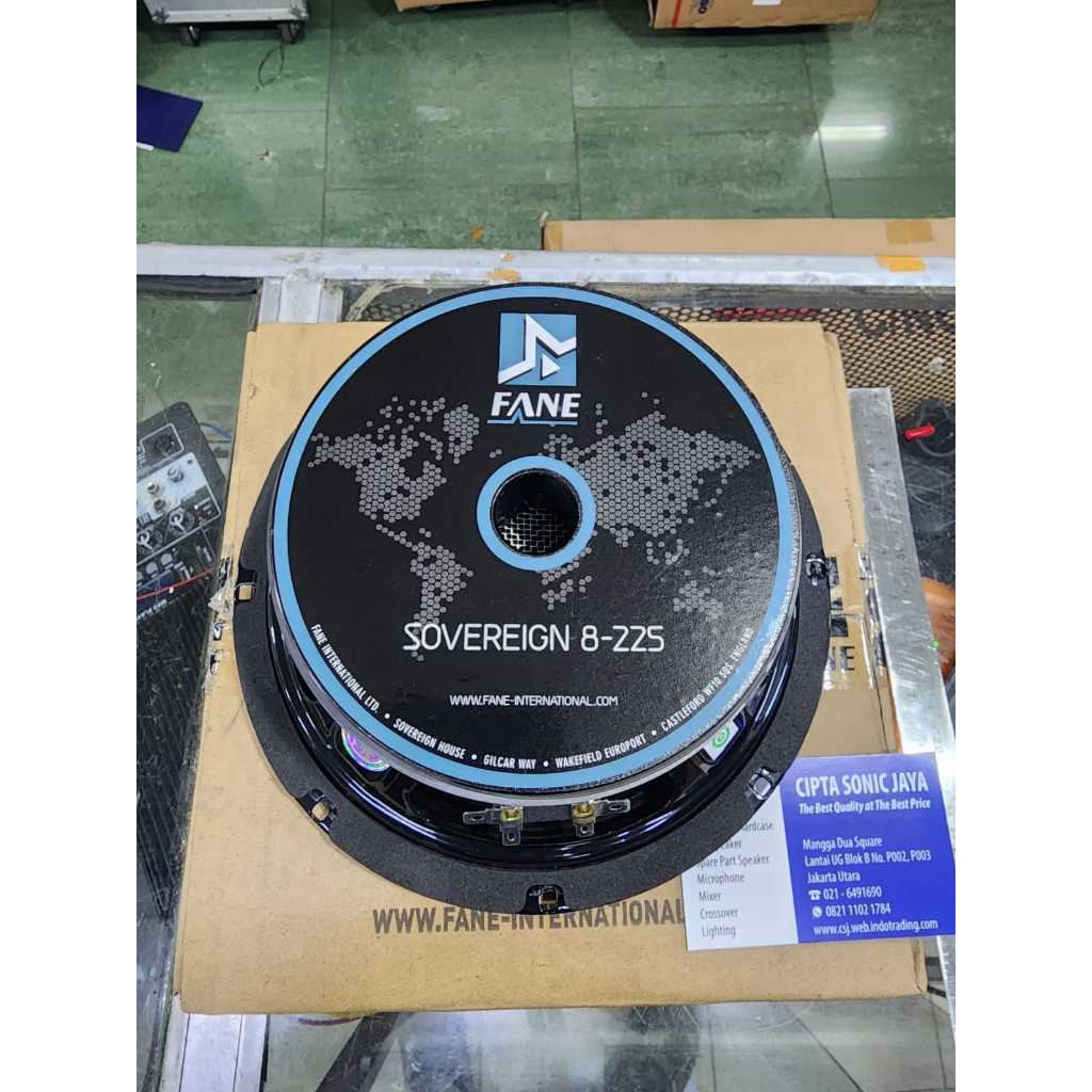Komponen Speaker FANE 8-225 8 Inch 450W Original Resmi
