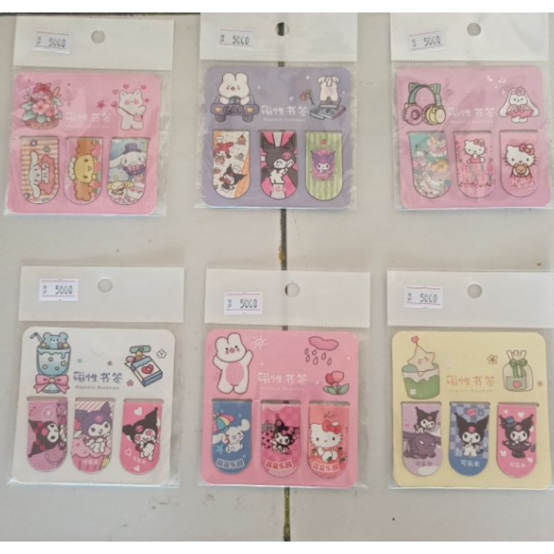 

PEMBATAS BUKU MAGNET SANRIO 1 SET 3pcs PENANDA BUKU SANRIO MAGNET COD PEMBATAS KERTAS BUKU SANRIO UNIK