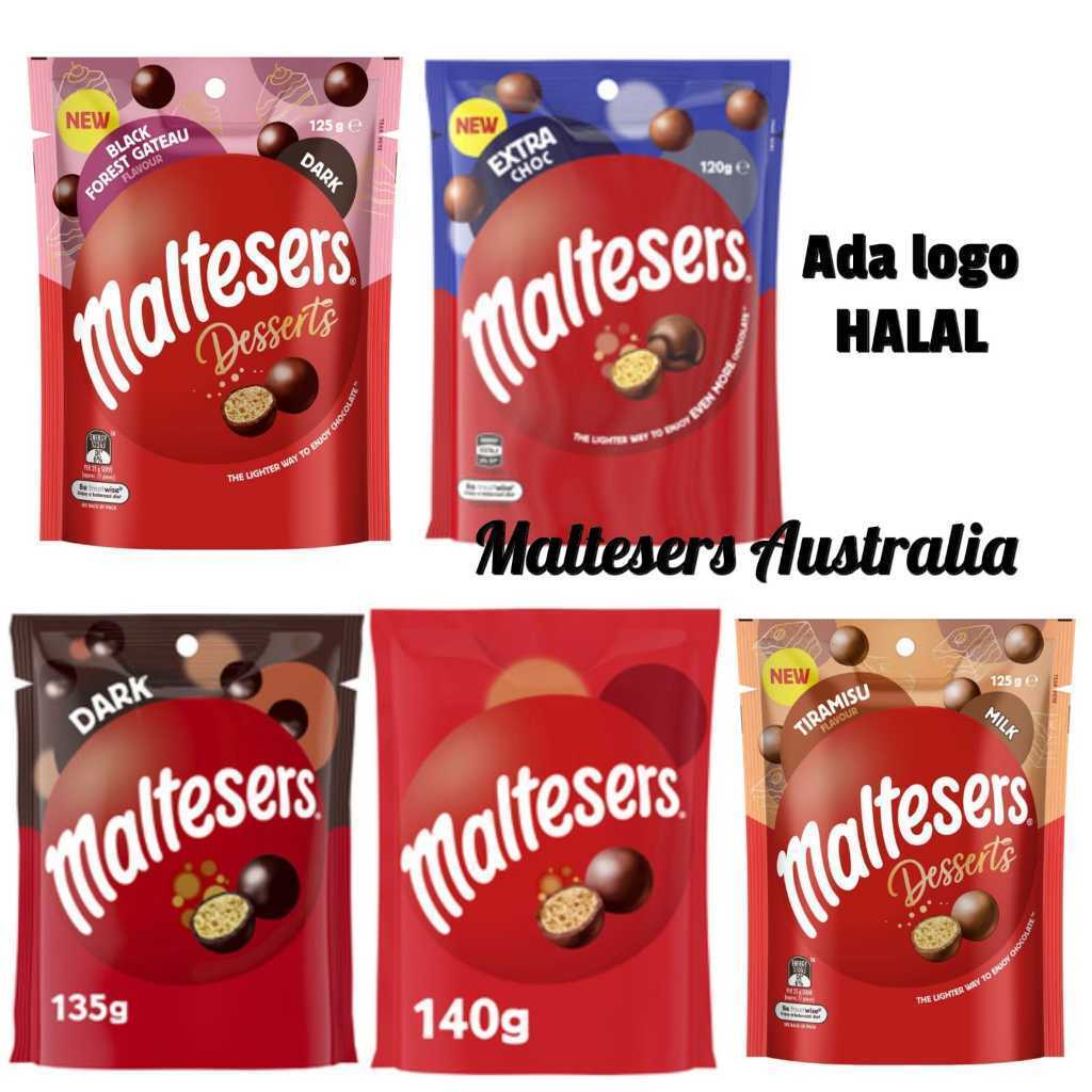 

MARS MALTESERS MILK CHOCOLATE / DARK CHOCOLATE / EXTRA CHOCO 140 g Australia