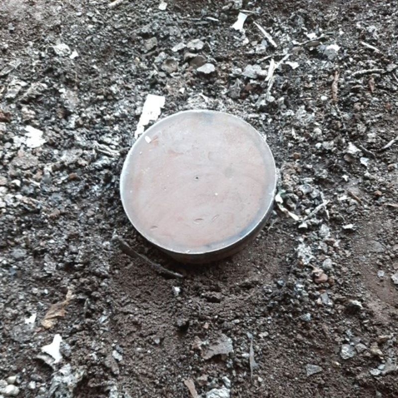 Besi plat bulat tebal 25mm diameter 200mm 1pcs