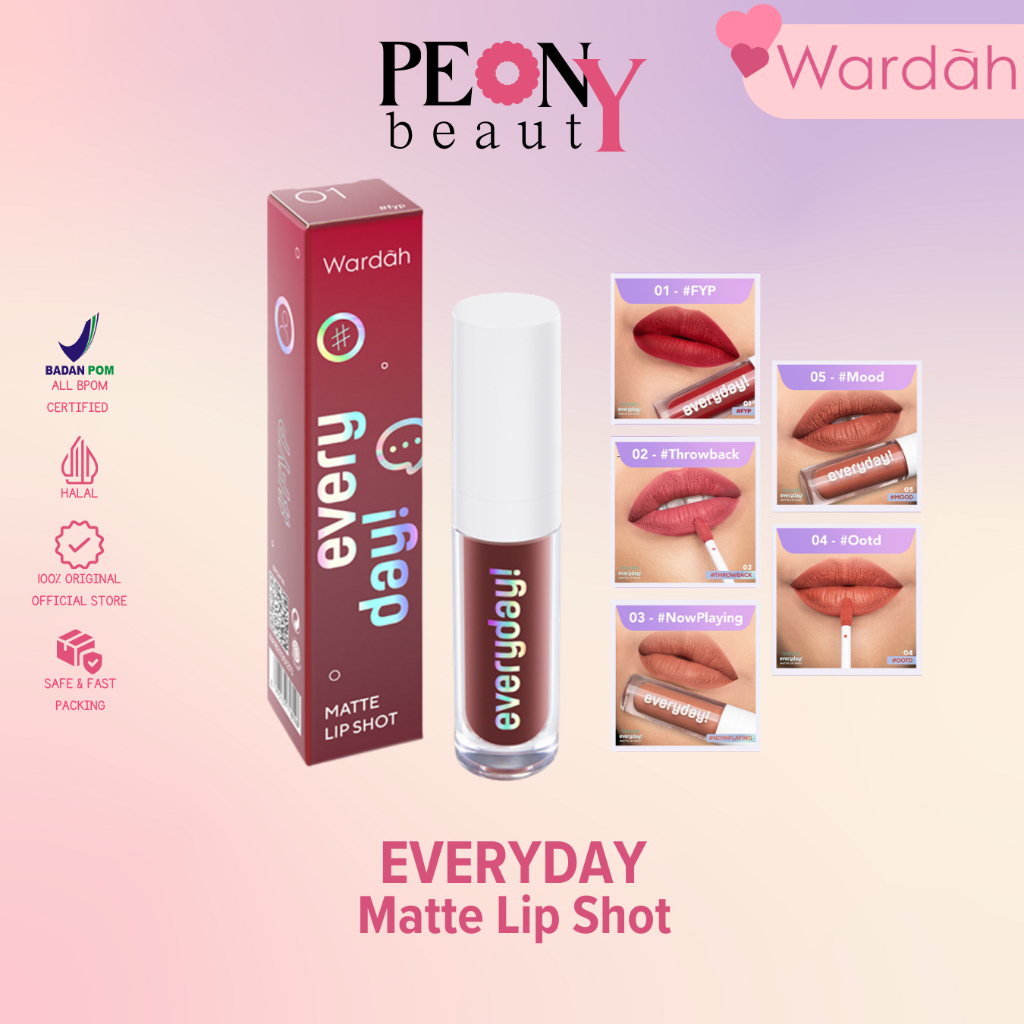 WARDAH Everyday Matte Lip Shot /Lipcream