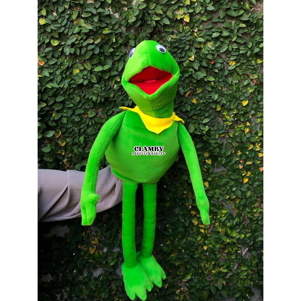 Boneka Tangan Muppet Kodok Kermit | Boneka Hewan