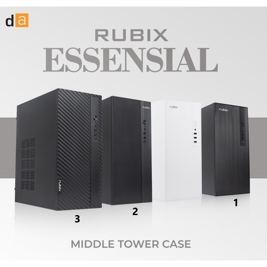 Digital Alliance DA Rubix Essensial + PSU 350W - ATX Case