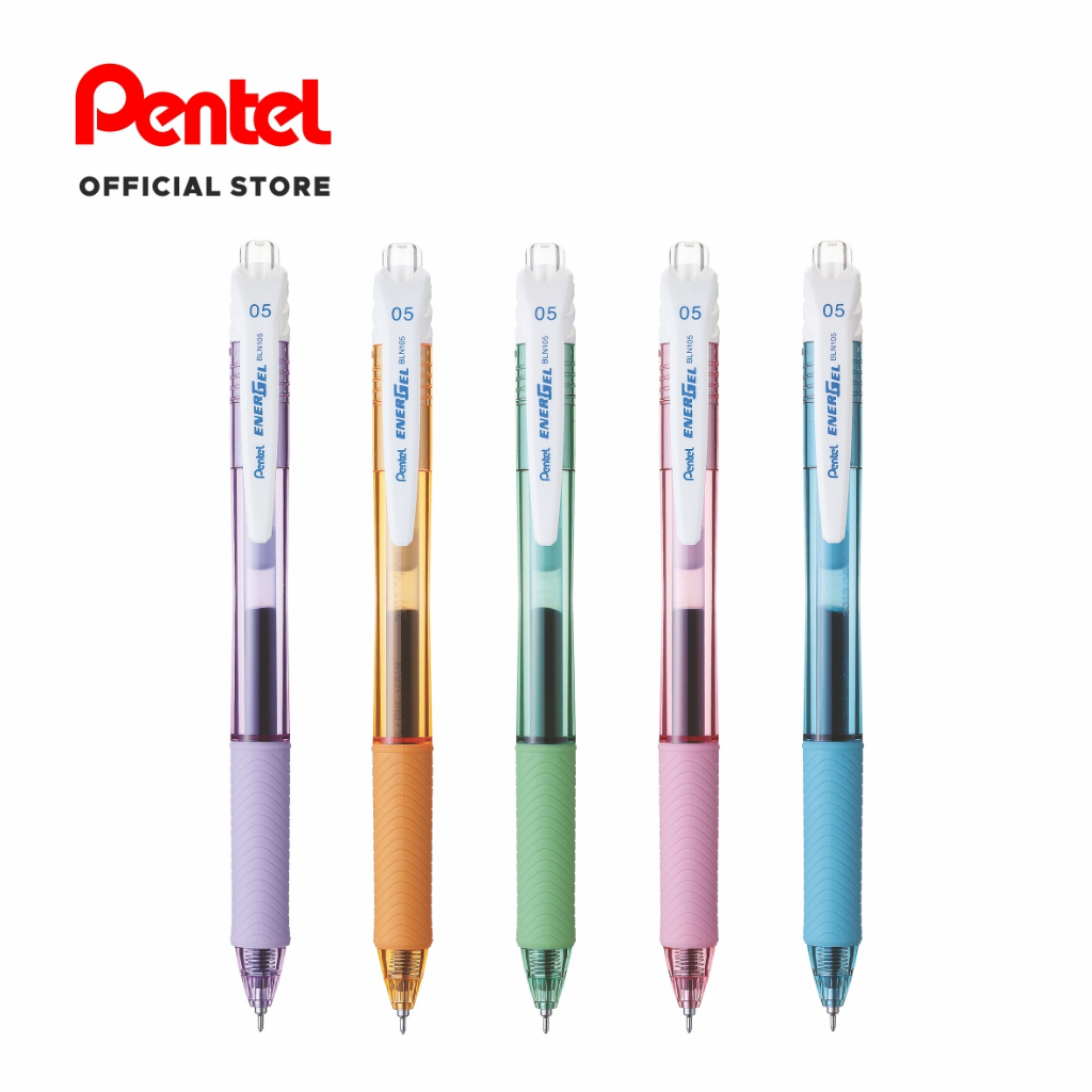 

Pentel Energel Pen Color Barrel Pulpen Ballpoint Mata Tinta 0.5mm, Tinta Warna Biru BLN105 | Beli 2 Energel Pen Varian Apapun GRATIS 1 Energel Pen Random Sesuai Stok