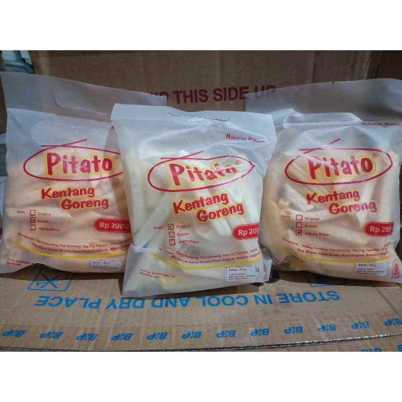 

PITATO KENTANG GORENG KECIL 40GR