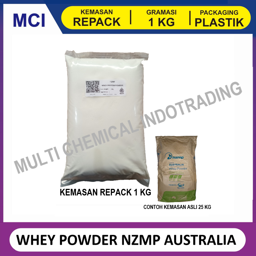 

WHEY POWDER NZMP AUSTRALIA SUSU BUBUK WHEY PROTEIN NZMP - REPACK 1 KG