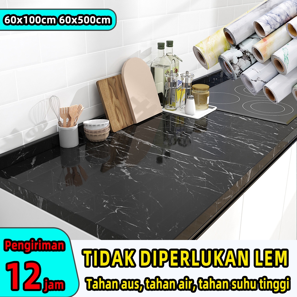 upgrade wallpaper dapur roll wallpaper marmer wallpaper dinding dapur 10meter wallpaper tembok dapur