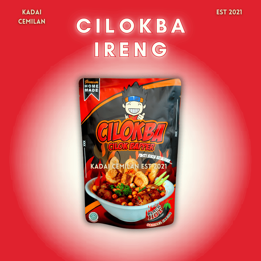 

Cilokba Cilok Bapper Sambal Ireng 210Gr KADAI CEMILAN