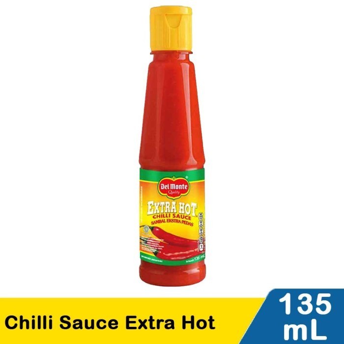 

Del Monte Chilli Sauce Extra Hot Delmonte 135 ml botol meja