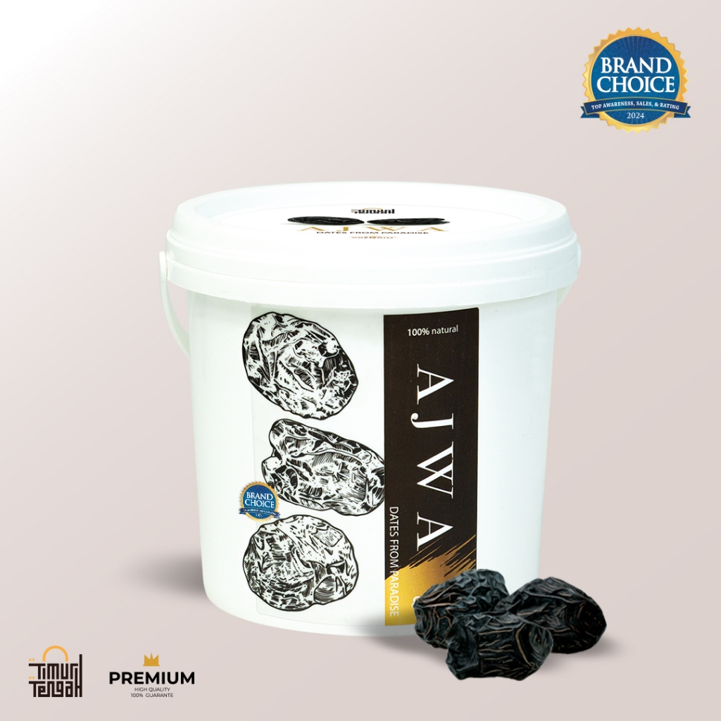 

Kurma Ajwa Ember Premium Timur Tengah 850 gr Jumbo High Quality