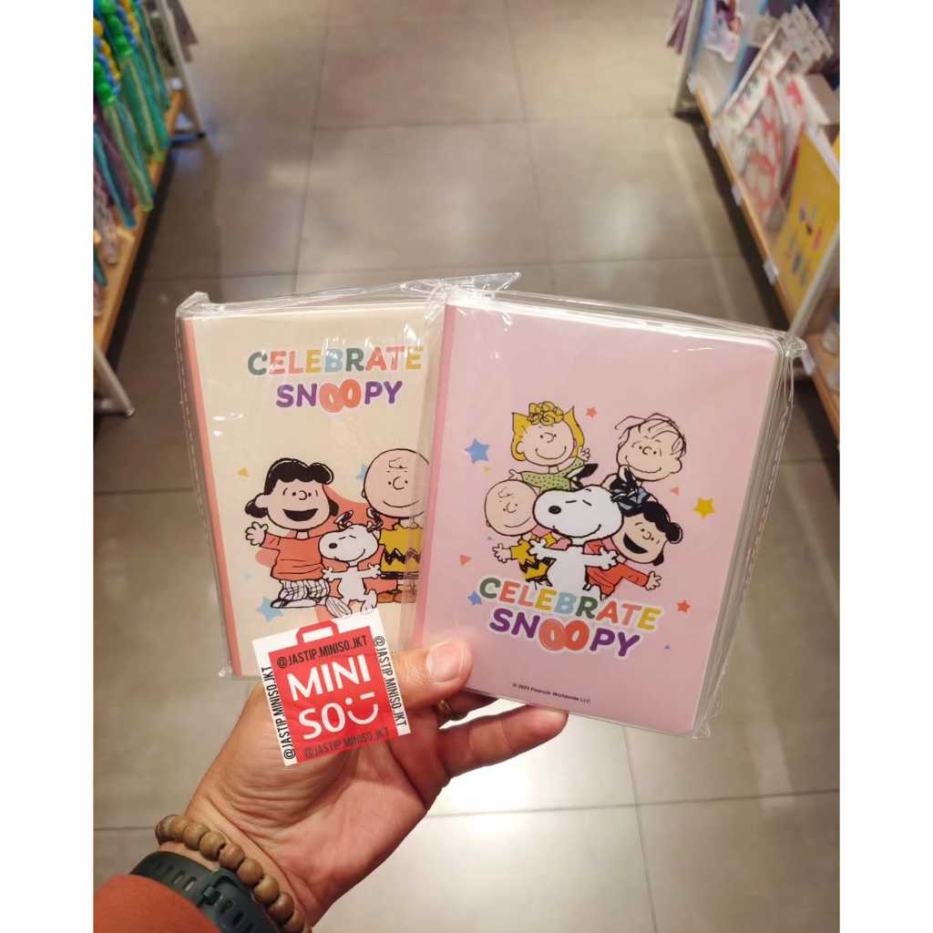 

MINISO EVA-Cover Book / Memo Book SNOOPY Collection (96 Sheets) 14.6x11cm