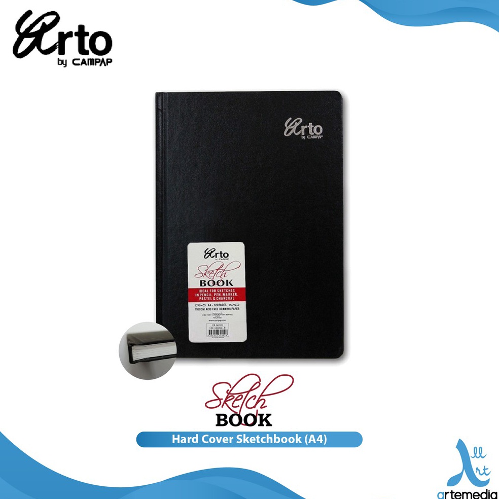 

KODE F83J Arto A4 Hard Cover Sketchbook