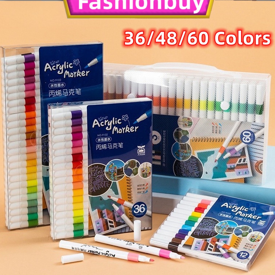 

KODE W93N CODPen Akrilik Marker Warna Cepat Kering Tahan Air Spidol Acrylic Painter Menggambar Kreativitas Seni Edukasi Anak