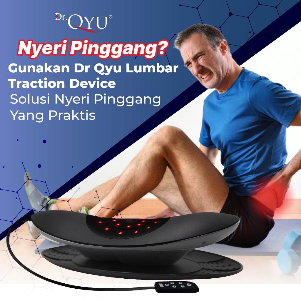 Lumbar Traction Device - Pillow Terapi Nyeri Pinggang / Saraf Terjepit