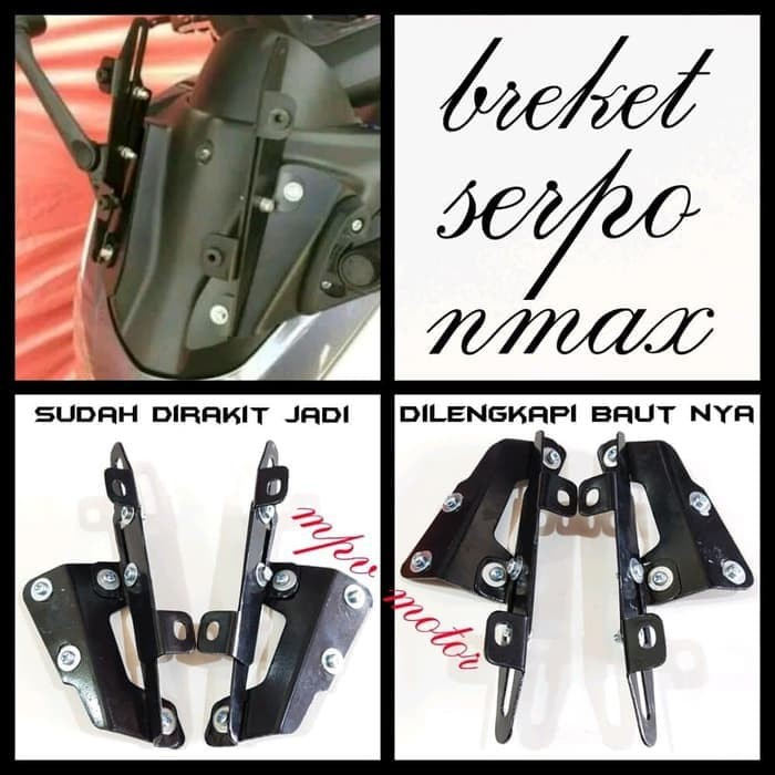 Breket Serpo Nmax Old & New Dudukan Spion R25 di Nmax