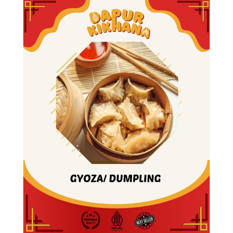 

Gyoza Dumpling Mandu Korean Frozen Food Full Daging Ayam by Dapur Kikhana