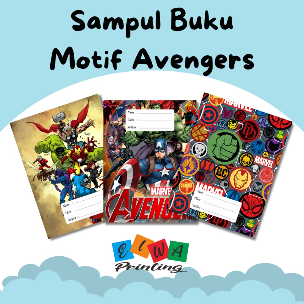 

KODE W33U ISI 8 PCS SAMPUL BUKU TULIS SIDU CAMPUS BIGBOSS SAMPUL BUKU MOTIF ESTETIK AVENGERS Sampul Custom SAMPUL BUKU AESTHETIC