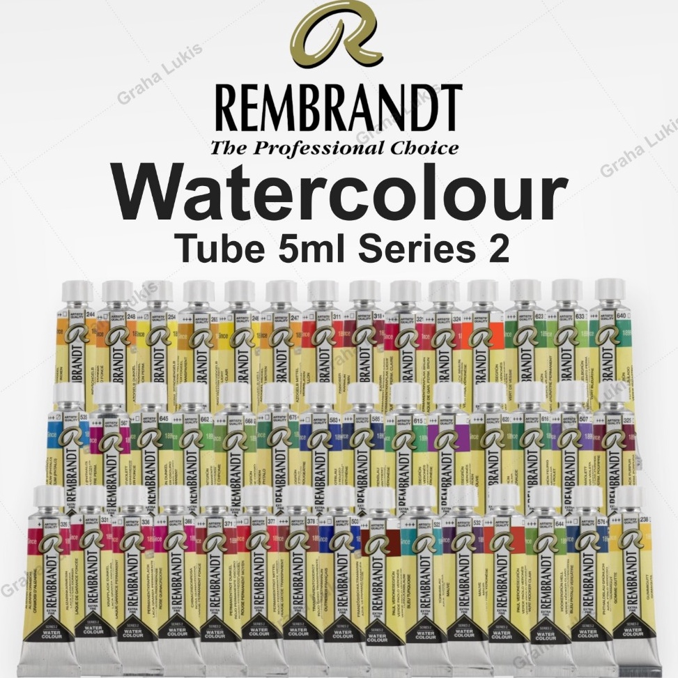 

KODE S72J Rembrandt Water Colour Tube 5ml Series 2