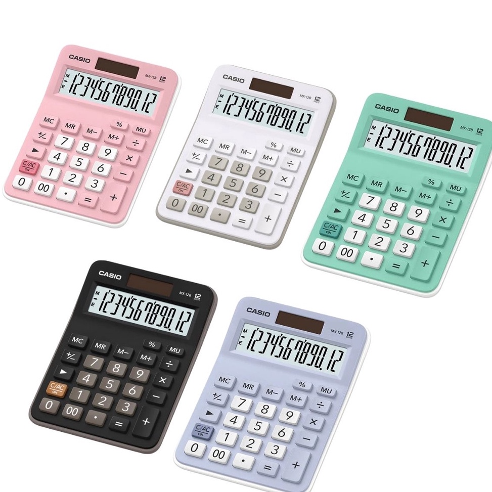 

KODE N38X STATIONERY HAUL Kalkulator Dagang Casio MX12 B