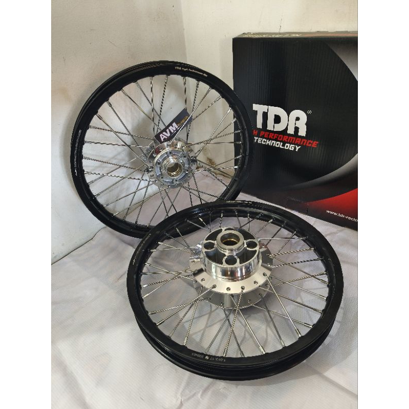 paket velg jari jari tiger revo pelek tirev velg TDR depan belakang veleg TDR pelek TDRj