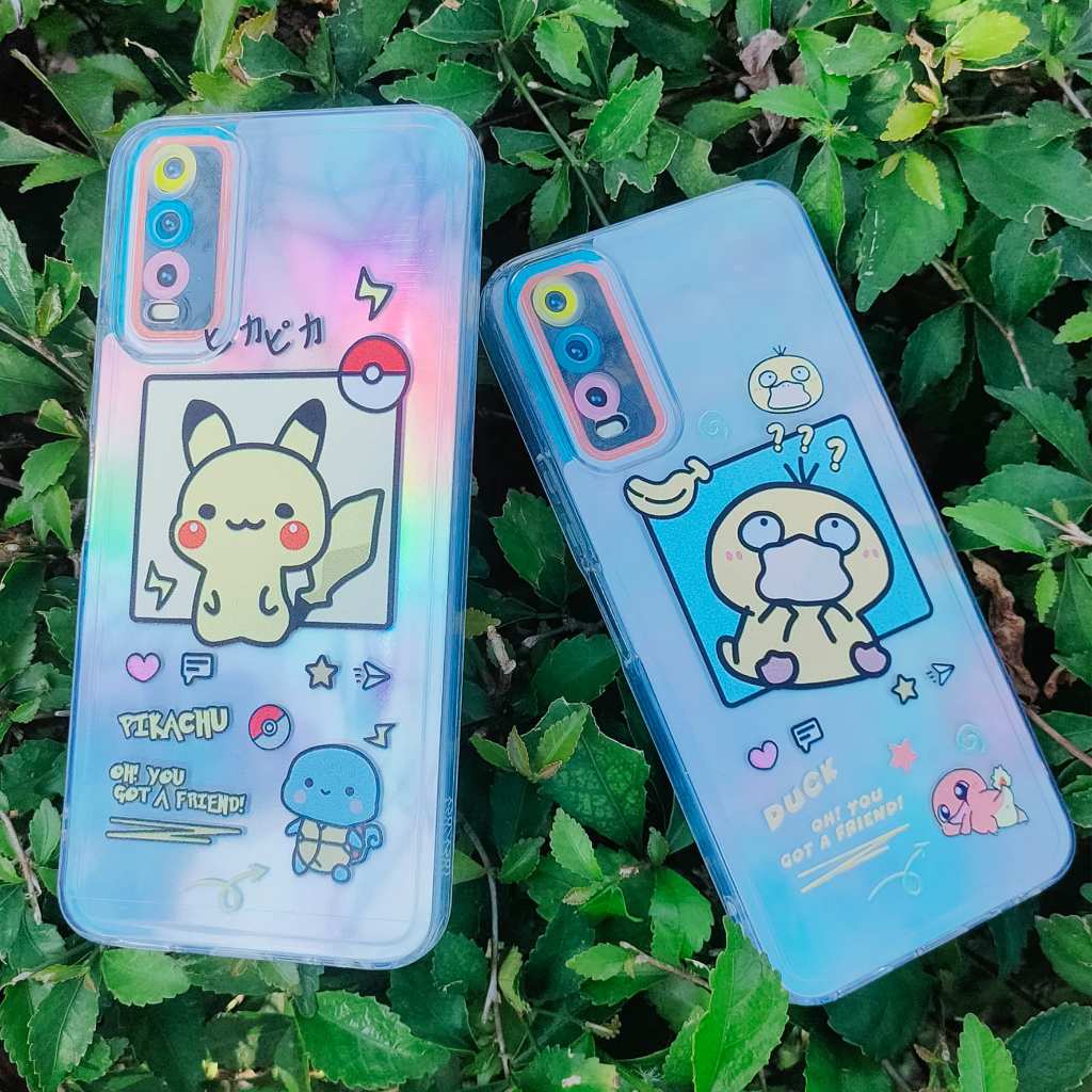 Case Hologram POKEMON OPPO A7 A12 A5S A15 A57 2022 A77S A58 4G Casing Hologram Aurora Miraclecase85