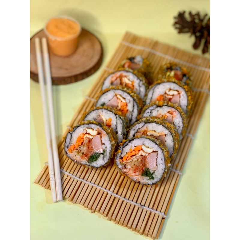 

kimchi sausage Gimbap