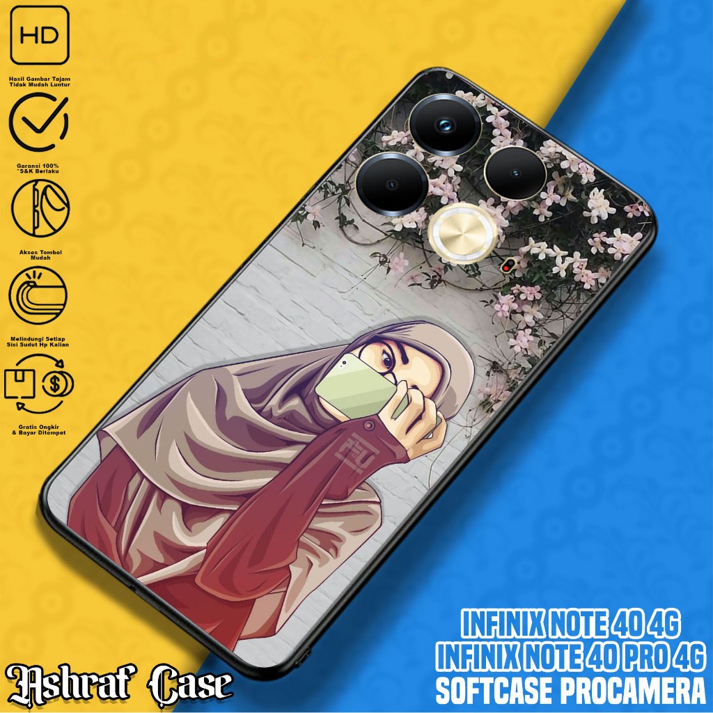 Case Infinix Note 40 - Casing Hp Infinix Note 40 Terbaru Motif HJB - Silikon Hp Infinix Note 40 - So