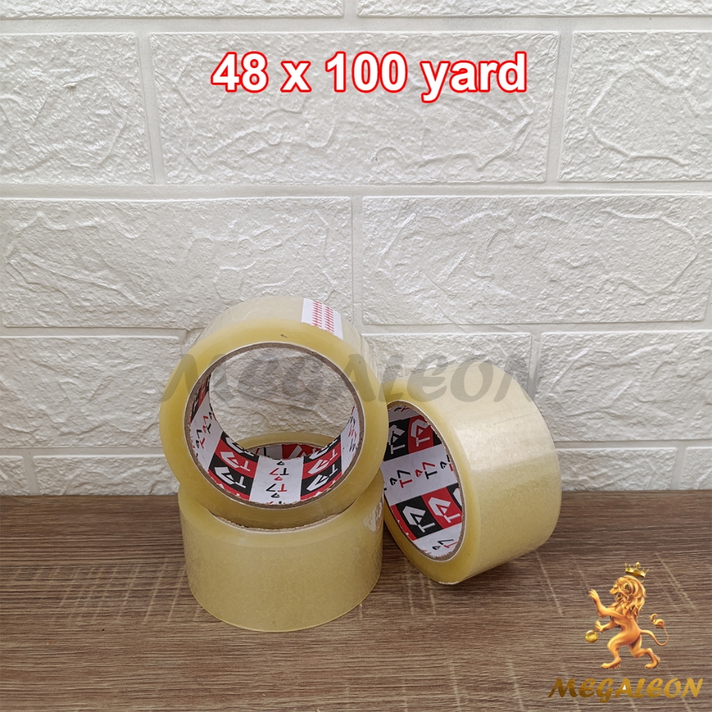 

Lakban Bening 48mm x 100 yard Tape Bening T7 (1 PCS)