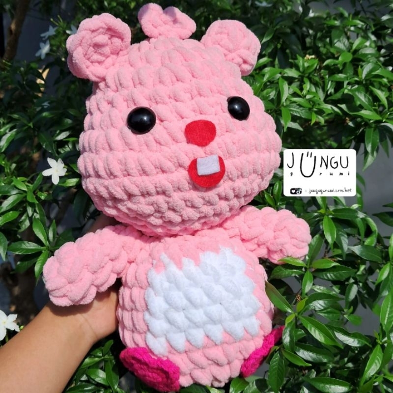 [20+cm] Loopy doll crochet | Boneka rajut Loopy | jungugurumi