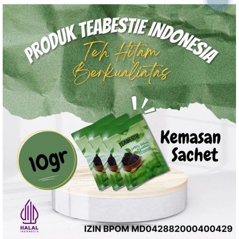 

TEABESTIE TEH PENURUN BERAT BADAN SECARA SEHAT KEMASAN SACHET