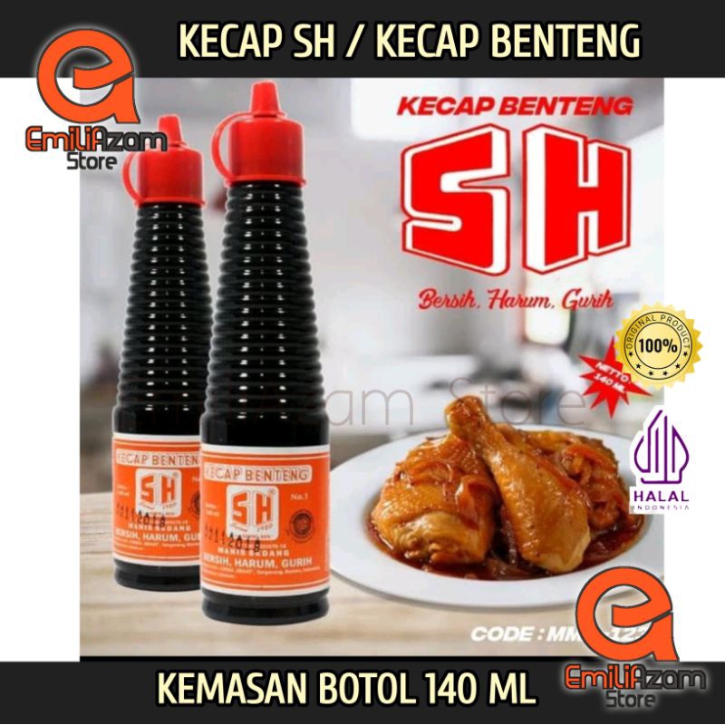 

Kecap SH Botol 140ml / Kecap Benteng Tangerang HALAL