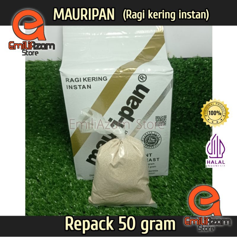 

jual Ecer / Mauripan 50g / ragi instan kering / exp masih sangat lama