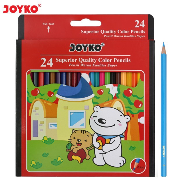 

KODE E67I Pensil Warna Joyko 24w CP24PB