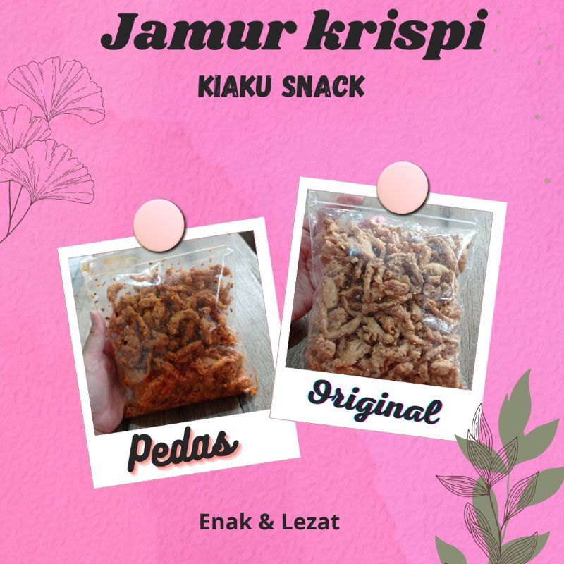 

Jamur crispi tiram netto 250gr