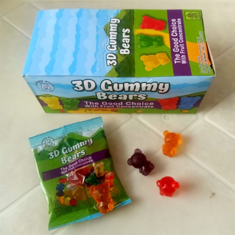 YUPI 3D GUMMY BEAR