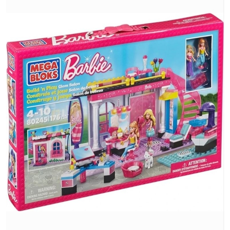 Mainan Mega Bloks Barbie - Barbie Glam Salon