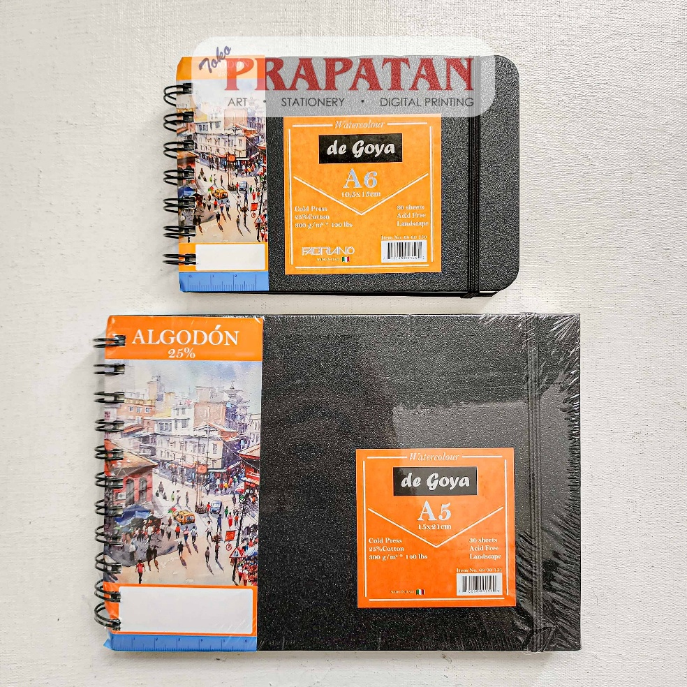 

KODE J39T De Goya Spiral Watercolor Book Algodon SPIRAL Buku Cat Air