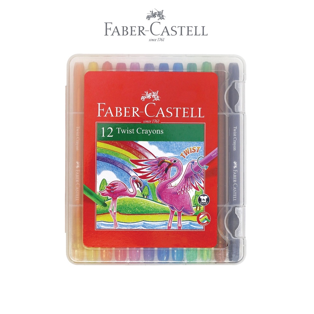 

KODE Y75N FaberCastell Twist Crayon set 12
