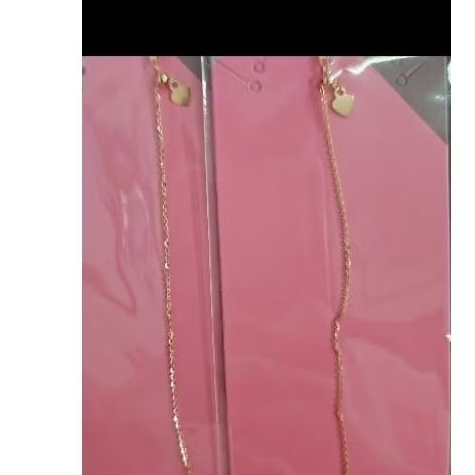 gelang rantai ulir biji timun emas asli gold 375 8k ringan