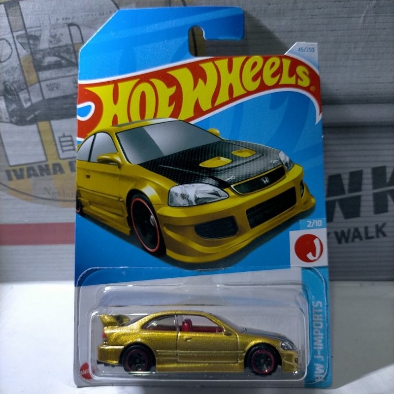 Hotwheels Civic Si Gold